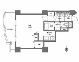 文京グリーンコートビュータワー本駒込 A910 間取り図