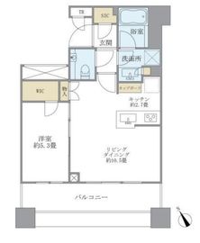 ブリリアタワーズ目黒 11階 間取り図