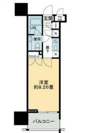 パトリア九段下 1202 間取り図