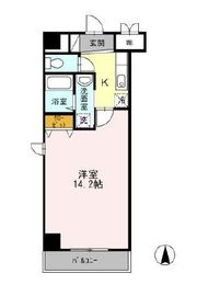 シュポール清澄白河 401 間取り図