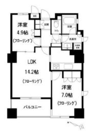 アトラス雑司が谷 6階 間取り図