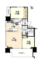 大江戸タワーレジデンス 4階 間取り図