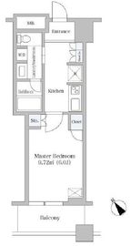 セントラルレジデンス シティタワー池袋 6階 間取り図