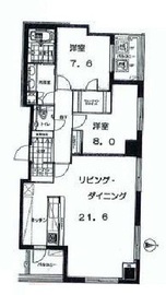 代官山プラザ 1405 間取り図