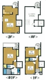 セボン代官山 1階 間取り図