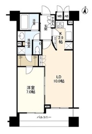 クオリア広尾 13階 間取り図