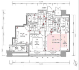 グランスイート麻布台ヒルトップタワー 7階 間取り図