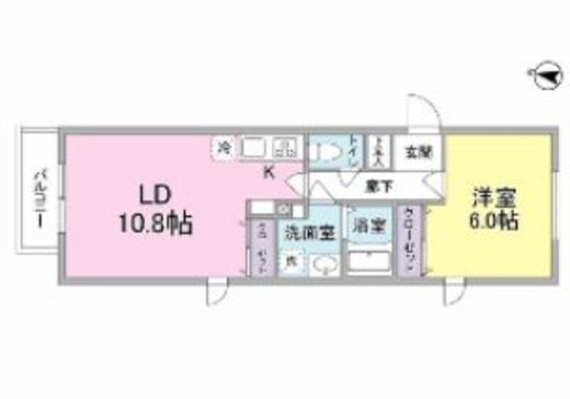 レジディア文京小石川 204 間取り図