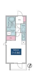 レジディア文京小石川 202 間取り図