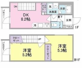 レジディア文京小石川 102 間取り図