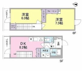 レジディア文京小石川 501 間取り図