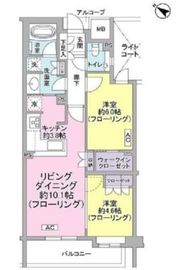 オーベル目黒 4階 間取り図