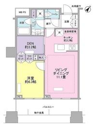 ル・サンク大崎ウィズタワー 5階 間取り図