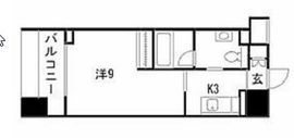 TLRレジデンス両国 402 間取り図