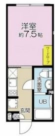 ラピス下目黒 102 間取り図