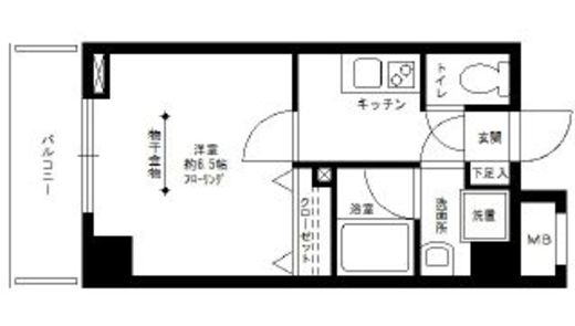 プライムアーバン白山 305 間取り図