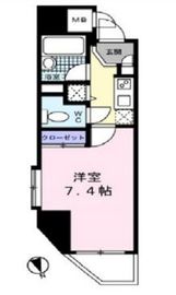 N'sコート139REX新橋 1501 間取り図