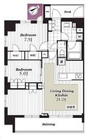 オープンレジデンシア日本橋横山町 14階 間取り図