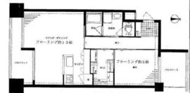 インペリアル広尾 5階 間取り図