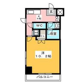 カスタリア東日本橋2 501 間取り図