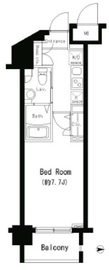 パークキューブ大井町 1002 間取り図