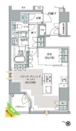 リビオ人形町日本橋浜町グリーンテラス 9階 間取り図