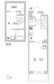 グランデュオ三軒茶屋4 205 間取り図