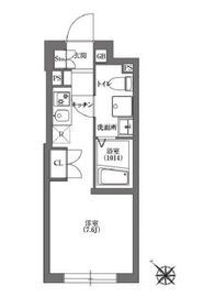 CARITAS不動前 202 間取り図