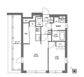 CARITAS不動前 501 間取り図