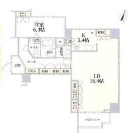 アクシア青山 10階 間取り図