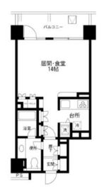 アーバンパーク麻布十番 703 間取り図