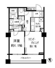 グランスイート明石町 7階 間取り図