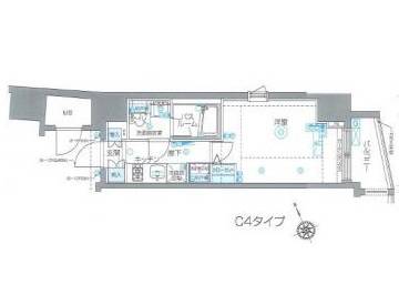 ZOOM恵比寿 10階 間取り図