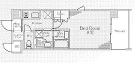 リージア代々木ウエスト 401 間取り図