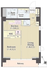 パークティアラ北馬込 401 間取り図