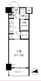 パークリュクス白金mono グレージュ 3階 間取り図