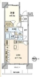 パークホームズ南麻布ザレジデンス 5階 間取り図