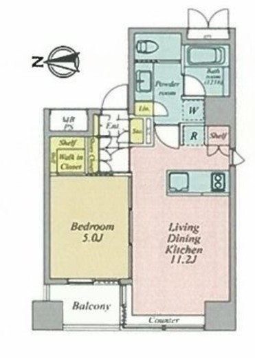 OZIO大手町 201 間取り図