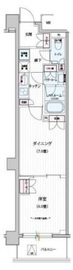 パレステージ文京江戸川橋 4階 間取り図