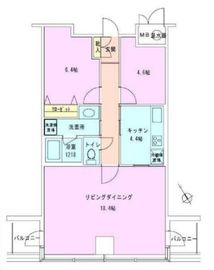 茅場町タワーレジデンス 1704 間取り図