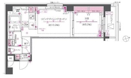 ZOOM戸越銀座 2階 間取り図