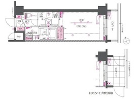 ZOOM戸越銀座 1階 間取り図