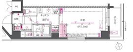 ZOOM戸越銀座 8階 間取り図