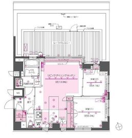 ZOOM戸越銀座 9階 間取り図