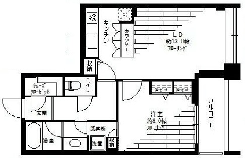 東京シーサウスブランファーレ 25階 間取り図