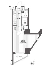 メイクスデザイン渋谷本町 2階 間取り図