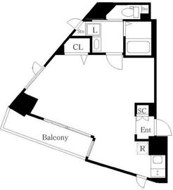 メイクスデザイン渋谷本町 5階 間取り図