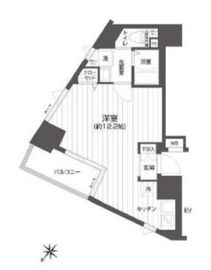 メイクスデザイン渋谷本町 6階 間取り図