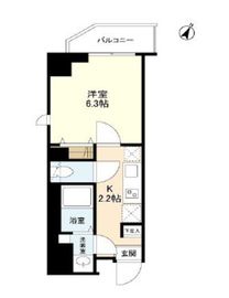 ヴェレ森下 201 間取り図