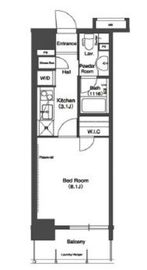 コンフォリア浅草松が谷 1102 間取り図